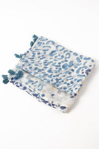 MSH - Animal Print - Watercolour Painted with contrasting tassels