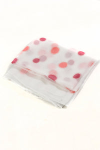 MSH - Metallic glitter circle design scarf