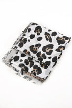 Load image into Gallery viewer, Animal Print Scarf - MSH - Grey Neutral Geometric Colour Block