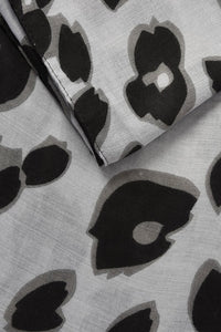 Animal Print Scarf - MSH - Leopard Outlined Design