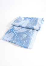 Load image into Gallery viewer, MSH - Dragonfly, large print scarf, frayed edge