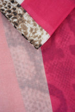 Load image into Gallery viewer, MSH - Snake print - colour block scarf