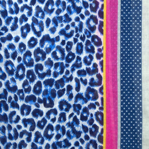 Animal Print - Leopard -Stripes Detailed Scarf