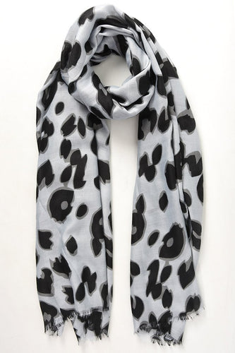 MSH - Outlined Leopard print scarf