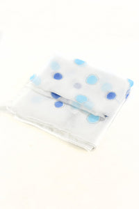 MSH - Metallic glitter circle design scarf