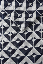 Load image into Gallery viewer, Geometric Print - MSH - Beautifully illustrated scarf with diamond repeat colour design.