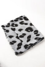 Load image into Gallery viewer, Animal Print Scarf - MSH - Leopard Outlined Design