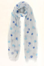 Load image into Gallery viewer, MSH - Metallic glitter circle design scarf