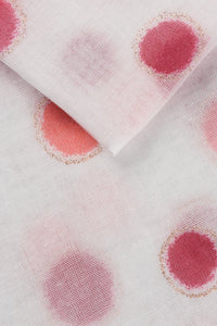 MSH - Metallic glitter circle design scarf