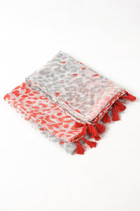 MSH - Animal Print - Watercolour Painted with contrasting tassels